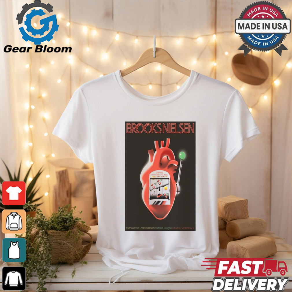 Brooks Nielsen At McMenamins Crystal Ballroom In Portland, Oregon On Sept 14 2024 Poster Shirt Brooks Nielsen At McMenamins Crystal Ballroom In Portland, Oregon On Sept 14 2024 Poster Shirt