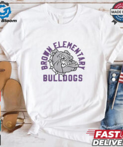 Brown Elementary Bulldogs logo shirt