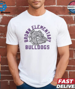 Brown Elementary Bulldogs logo shirt