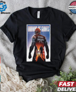 Browns vs. Giants Game Day 2024 Poster Shirt