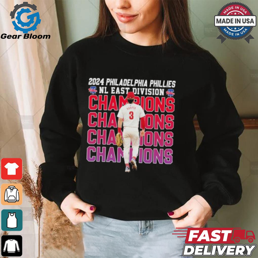 Bryce Harper Philadelphia Phillies 2024 NL East Division Champions Shirt Bryce Harper Philadelphia Phillies 2024 NL East Division Champions Shirt