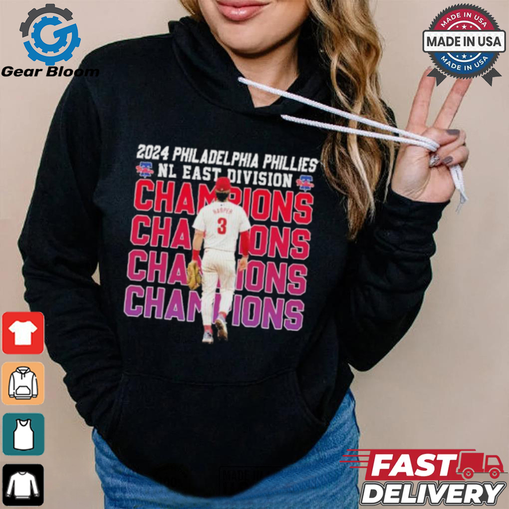 Bryce Harper Philadelphia Phillies 2024 NL East Division Champions Shirt Bryce Harper Philadelphia Phillies 2024 NL East Division Champions Shirt