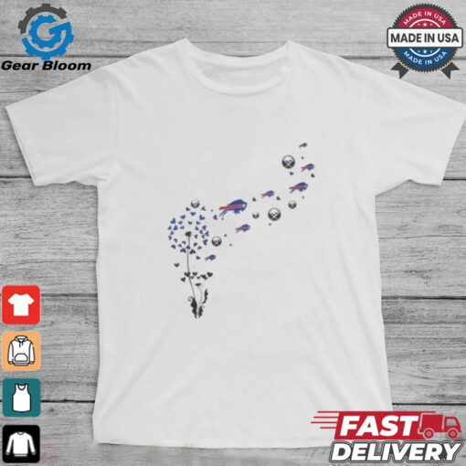 Buffalo Bills & Buffalo Sabres Floral Dandelion Shirt