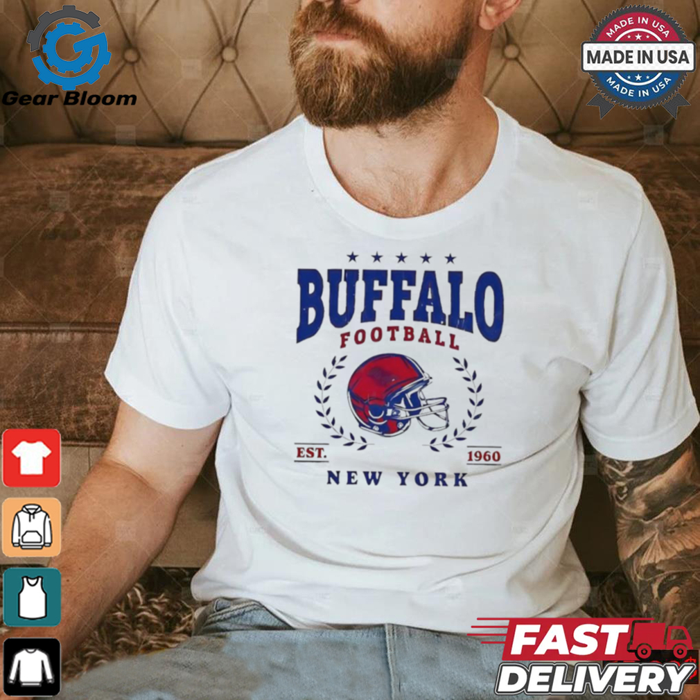 Buffalo football est 1960 New York school style shirt Buffalo football est 1960 New York school style shirt