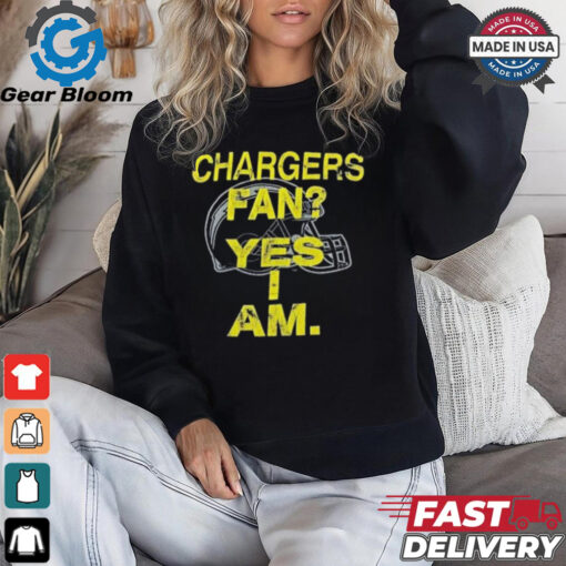 San Diego Chargers, Chargers Fan, Yes I Am T Shirt