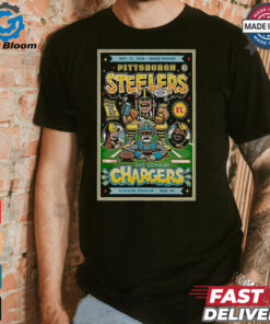 Pittsburgh Steelers vs Los Angeles Chargers Sept 22 2024 Acrisure Stadium Poster Shirt