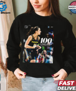 Caitlin Clark 100 3 Pointer Eastest In WNBA History T Shirt