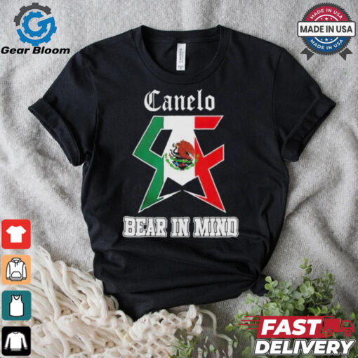 Canelo Alvarez Boxing Bear In Mind Mexico Shirt