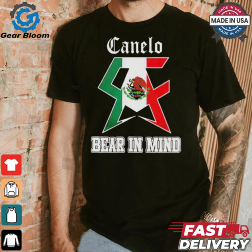 Canelo Alvarez Boxing Bear In Mind Mexico Shirt