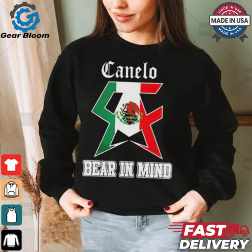 Canelo Alvarez Boxing Bear In Mind Mexico Shirt