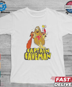 Captain caveman Philly baseball shirt