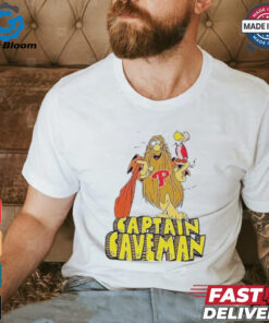 Captain caveman Philly baseball shirt