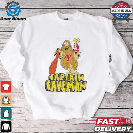 Captain caveman Philly baseball shirt