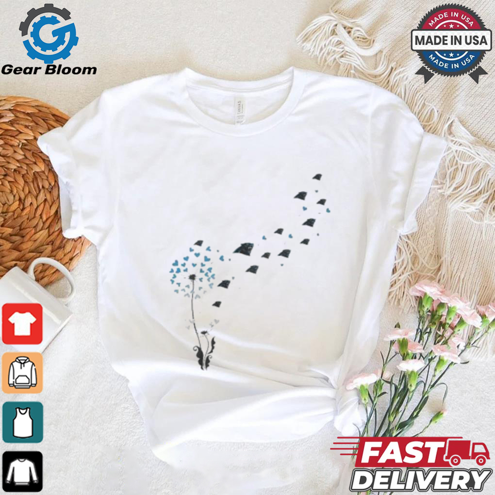 Carolina Panthers Floral Dandelion Shirt Carolina Panthers Floral Dandelion Shirt