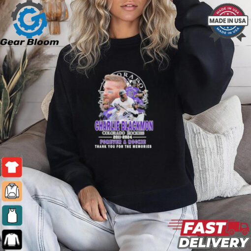 Charlie Blackmon Colorado Rockies 2011 2024 Forever A Rockie Signature Shirt