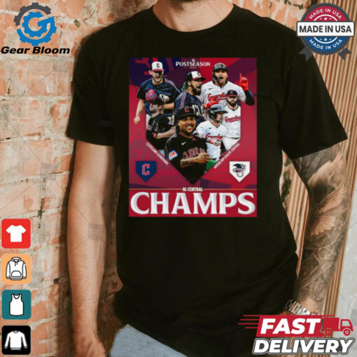 Cleveland Guardians 2024 Second American League Central Champions Shirt