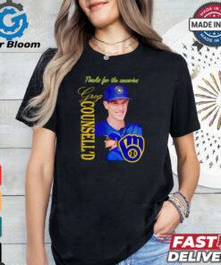 Craig Counsell Milwaukee Brewers thanks for the memories shirt