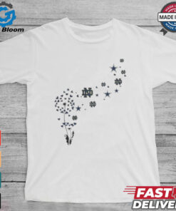 Dallas Cowboys & Notre Dame Floral Dandelion Shirt