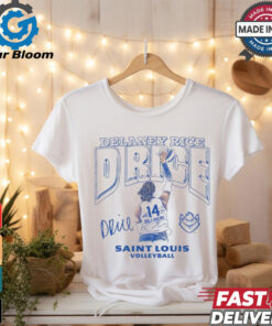 Delaney Rice Illustrated Saint Louis Volleyball Signature t shirt