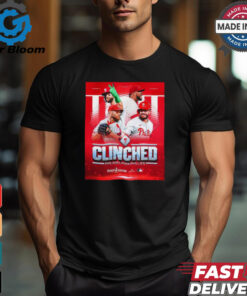 Design Clinched Philadelphia Phillies 2024 Postseason #RedOctober Shirt