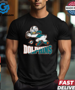 Design Donald Duck Newborn Miami Dolphins Shirt