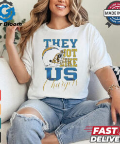 Design Los Angeles Chargers They Not Like Us Chargers Shirt