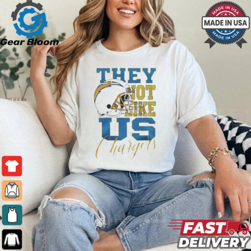 Design Los Angeles Chargers They Not Like Us Chargers Shirt