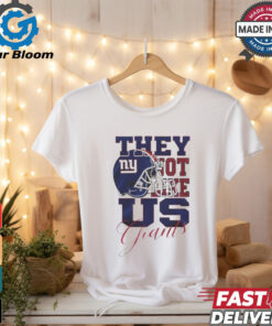 Design New York Giants They Not Like Us Giants Shirt