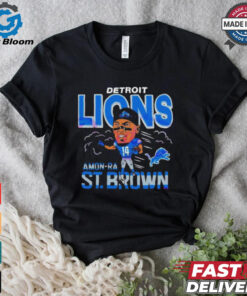 Detroit Lions Amon Ra St Brown Football Player T Shirt