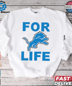 Detroit Lions NFL football for life logo 2024 shirt