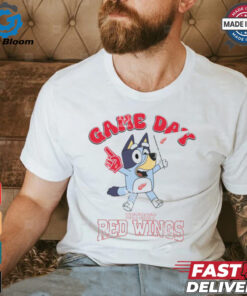 Detroit Red Wings Bluey Game Day shirt