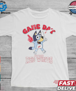 Detroit Red Wings Bluey Game Day shirt