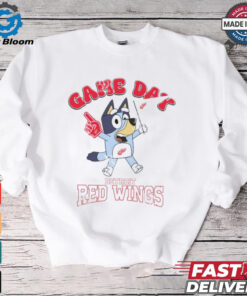 Detroit Red Wings Bluey Game Day shirt