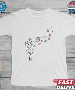 Detroit Sports Teams Floral Dandelion Shirt