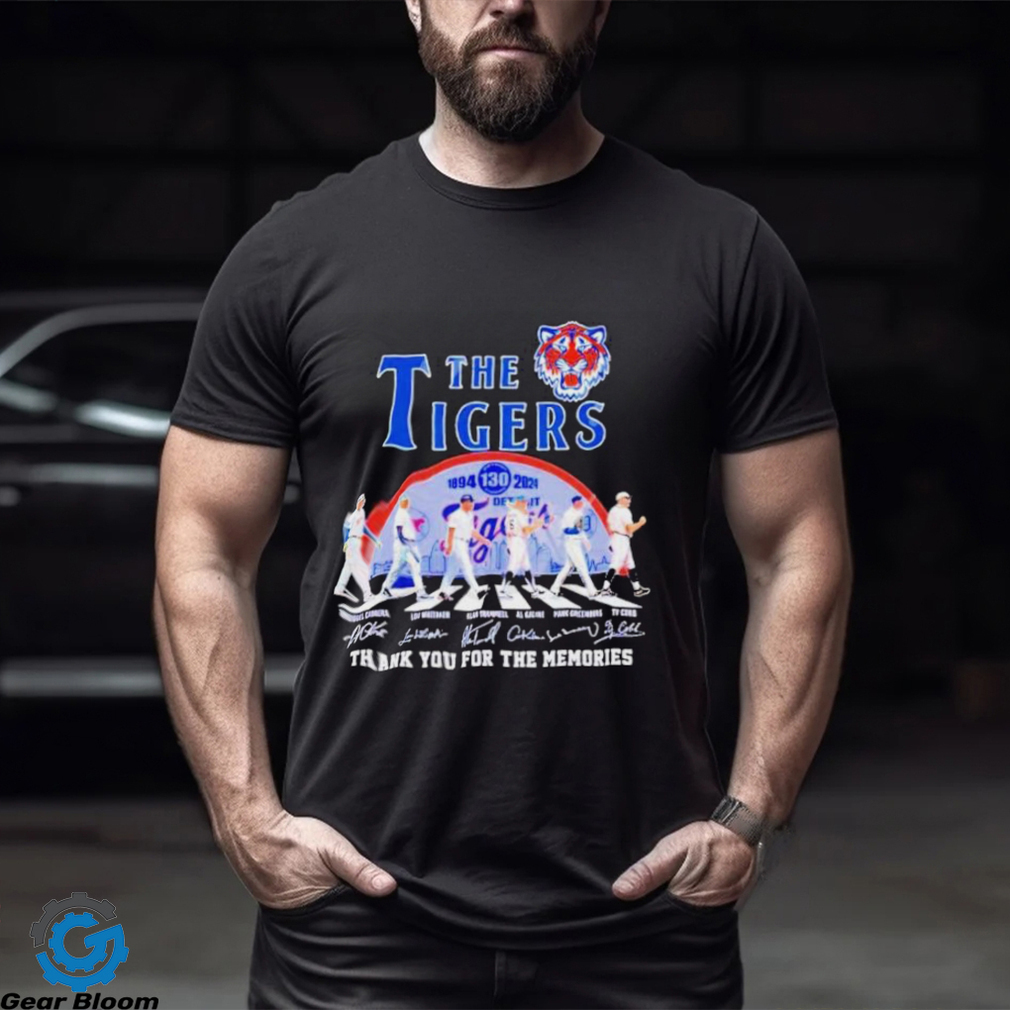Detroit Tigers 130 Years Of 1894 2024 Thank You For The Memories T Shirt Detroit Tigers 130 Years Of 1894 2024 Thank You For The Memories T Shirt