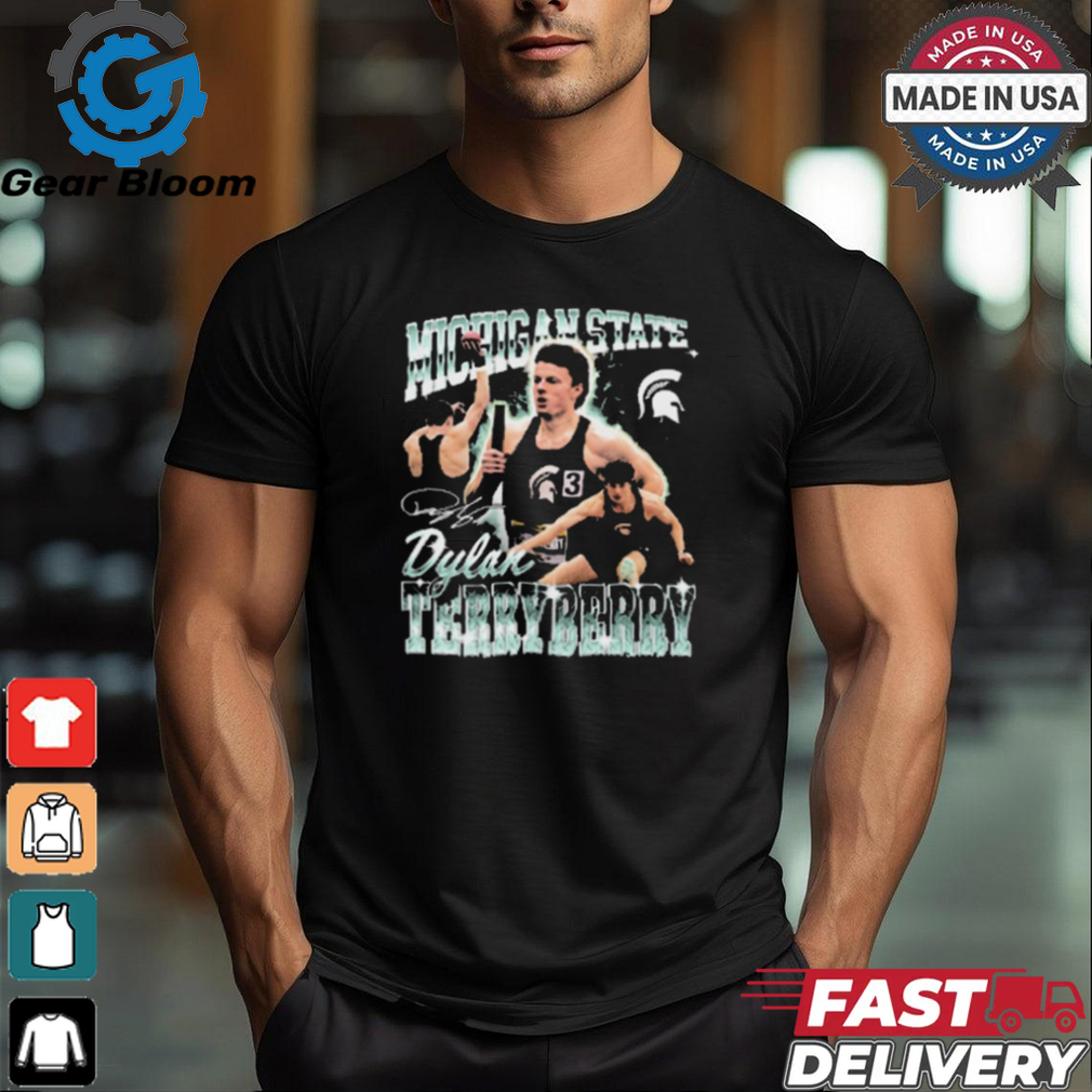 Dylan Terryberry Michigan State Signature Graphic t shirt Dylan Terryberry Michigan State Signature Graphic t shirt