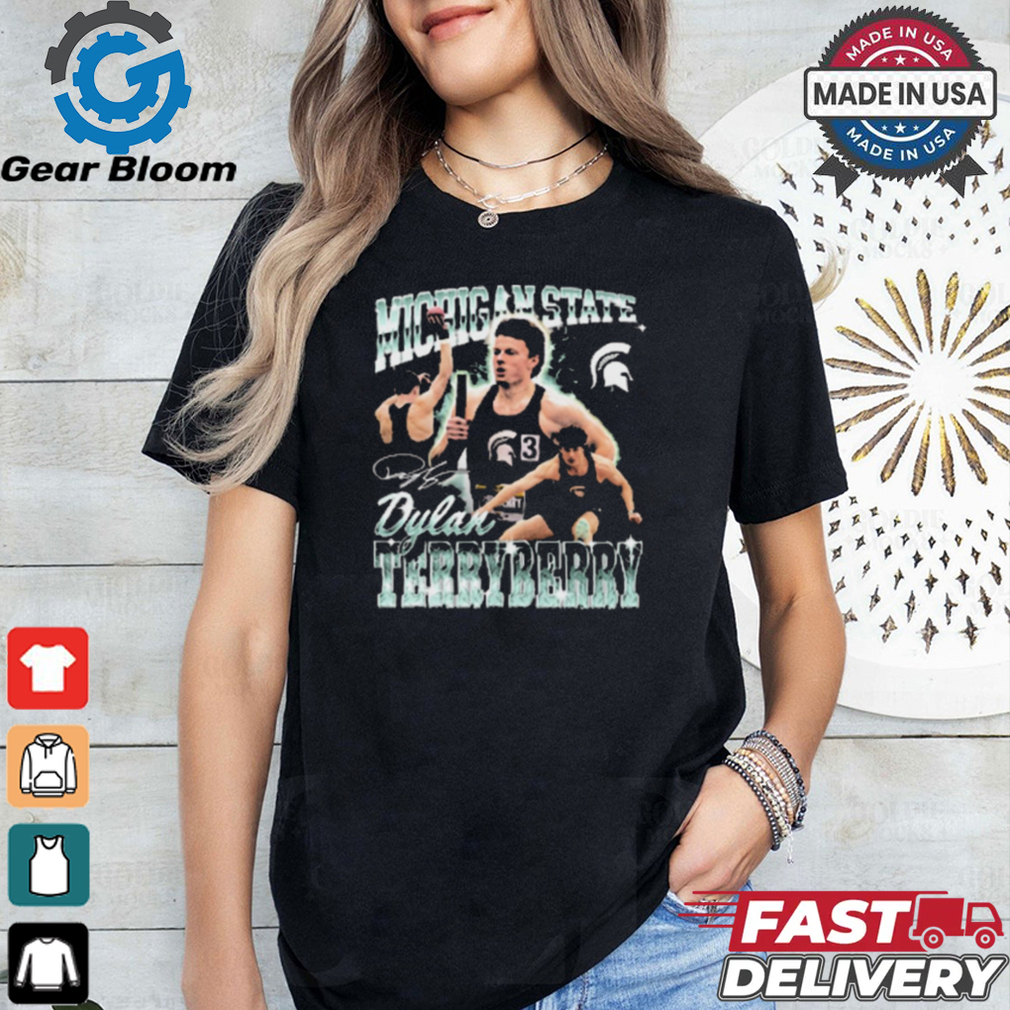 Dylan Terryberry Michigan State Signature Graphic t shirt Dylan Terryberry Michigan State Signature Graphic t shirt