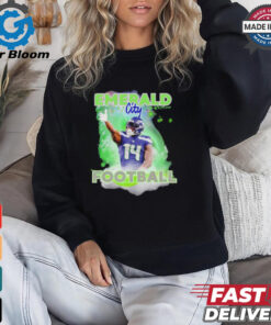 Emerald city football DK Metcalf Seattle Seahawks shirt