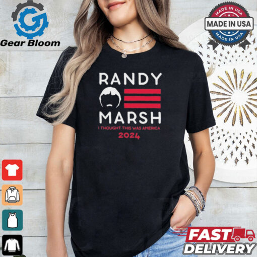 Official Randy Marsh I Thought This Was America 2024 Black t shirt