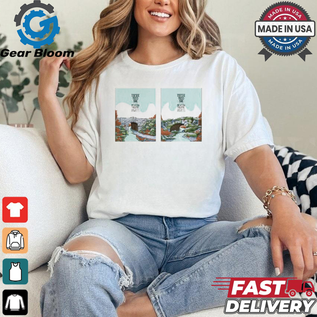 Funny Tedeschi trucks band beacon theatre new york ny september 24 25 2024 tour poster shirt Funny Tedeschi trucks band beacon theatre new york ny september 24 25 2024 tour poster shirt