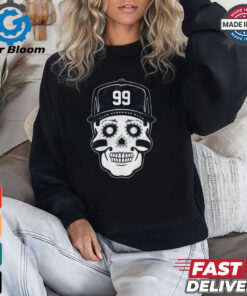 Official New York Yankees MLB Aaron Judge Sugar Skull #99 Graphic t shirt