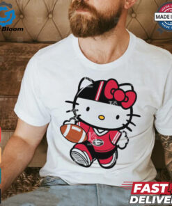 Georgia Bulldogs Cute Hello Kitty Football shirt