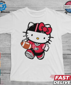 Georgia Bulldogs Cute Hello Kitty Football shirt