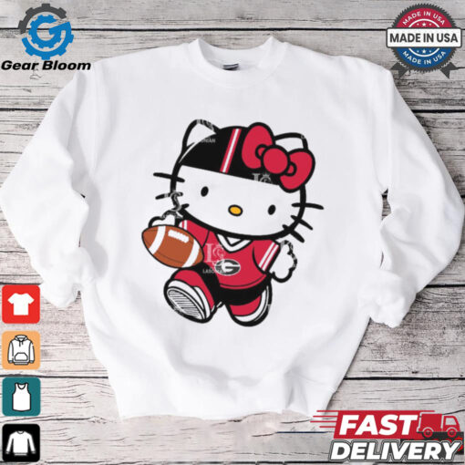 Georgia Bulldogs Cute Hello Kitty Football shirt