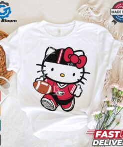 Georgia Bulldogs Cute Hello Kitty Football shirt