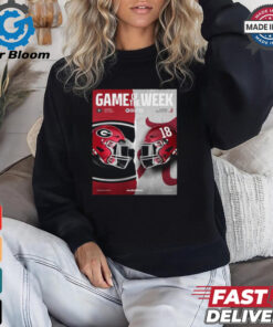 Georgia Bulldogs vs Alabama Crimson Tide Game Of The Week College Football 25 shirt