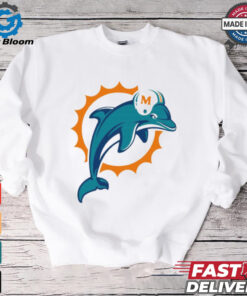 Go Fins Miami Dolphins logo shirt