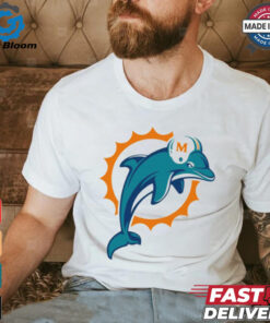 Go Fins Miami Dolphins logo shirt