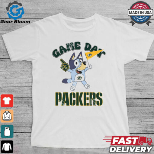 Green Bay Packers Bluey Game Day shirt