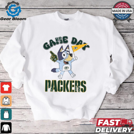 Green Bay Packers Bluey Game Day shirt